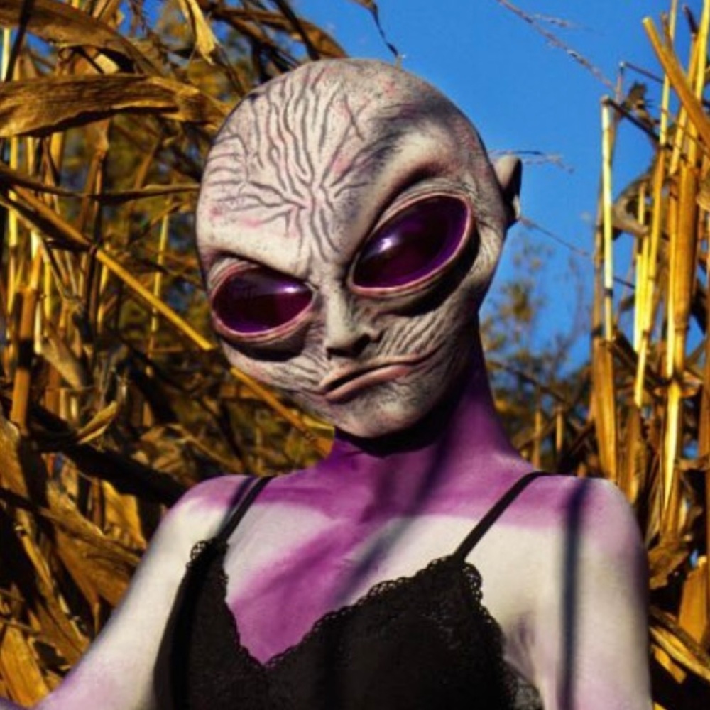 Latex Alien Halloween Mask